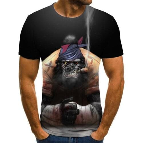 Hot 2020 Summer Men 'S Short Sleeve T -Shirt O -Neck Fashion Short Sleeve Clothing Anime Pattern 3d Printed T -Shirt Large Top