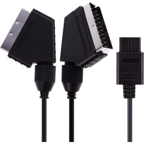 Nintendo SNES Gamecube and N64 Console A/V TV Video Scart RGB Cable Suitable for SFC & N64 & GC Flexible Shielded Cable 184M