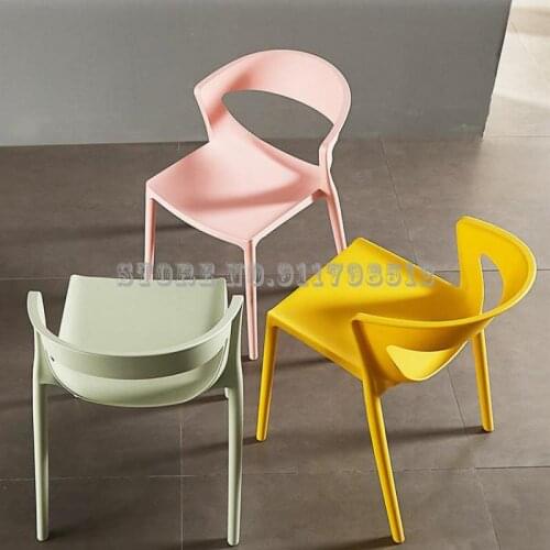 Nordic net red chair modern minimalist backrest stool ins home dining chair lounge chair desk chair makeup chair
