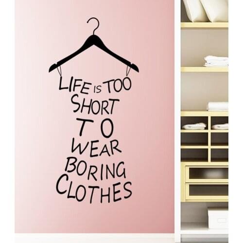 New English Words Wall Stickers Home Decoration sitting room background removable Wall Decal for Girls Room Closet Sticker