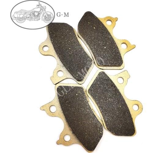 Front / Rear brake pads For Harley XLH 883 XL 53c XL883 R XL1200 C Sportster Custom 00-03 DYNA FXD FXDi FXDLi FXDWGi FXDBi 00-07