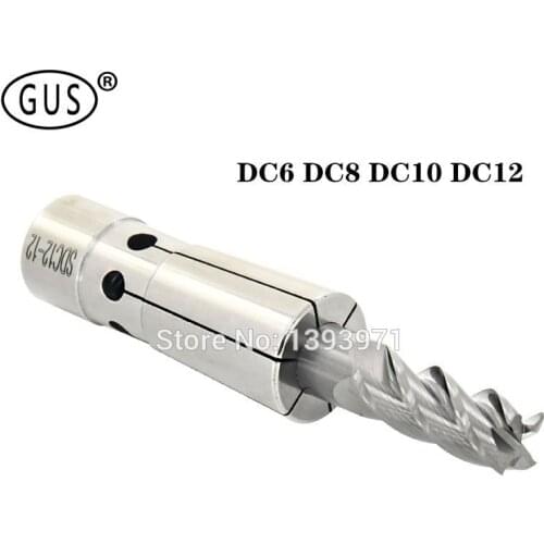 GUS free shipping high precision ultra-thin clamping DC6 DC8 DC10 DC12 powerful chuck, high precision DC spring powerful collet