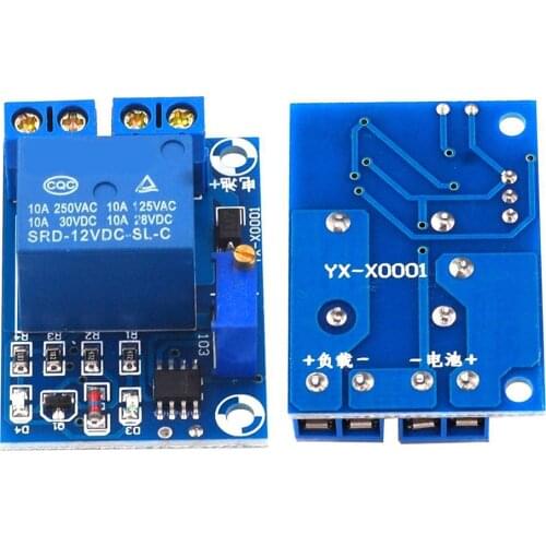 12V Protection Module Charging Controller Battery Low Voltage Cut Off Switch Recovery Module Charging Controller Board