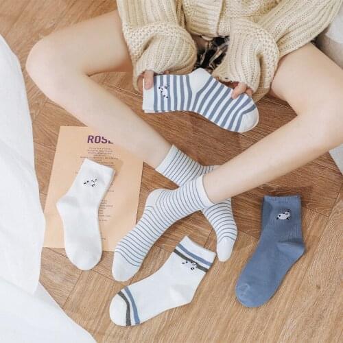 Spring and summer 2021 new socks female panda take off cartoon socks Japanese trend students casual cotton socks