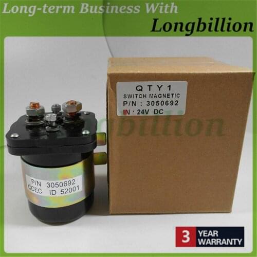 1PCS 3050692 586-114112-6A 200A 24V 4 Terminals Magnetic Switch Fit for Cummins N Series R-004