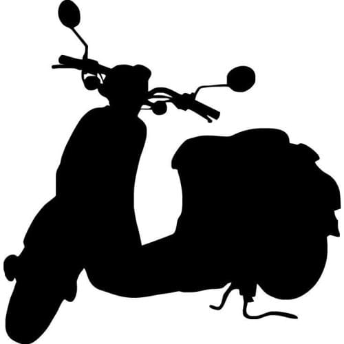 12.3CM*12.5CM Motorcycle Stickers Car Vinyl Fashion Black/Silver Car The Whole Body S9-0109