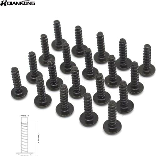 For Honda nc750x CBR650F HORNET 600 900 20 PCS Motorbike Accessories Aluminum 6mm Fairing Bolts Spire Speed Fastener Clips Screw