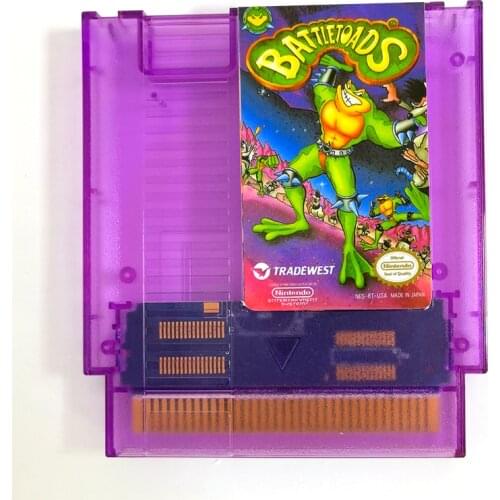 Battletoads Nes Card For 72 Pin 8 Bit Game Player