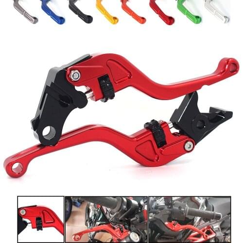 BJMOTO Motorcycle Lever Sets For Honda GROM/MSX125 CBR250R CBR500R/CB500F/X Thumb Wheel Roller Adjuster CNC Brake Clutch Levers