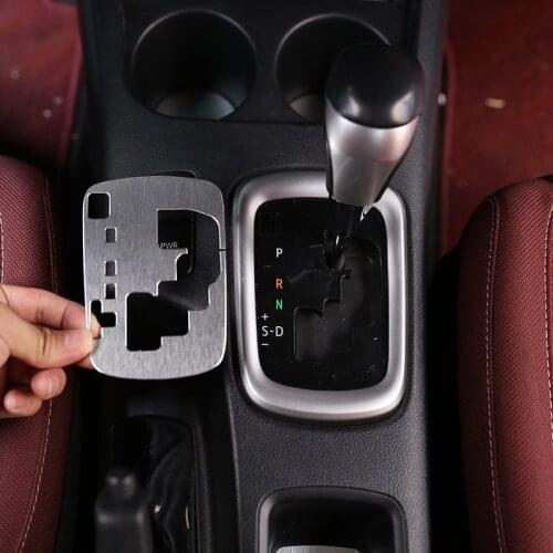 For Toyota Hilux 2015-2020 Aluminum Alloy Car Gearbox Shift Display Panel Decoration Stickers Car Interior Accessories