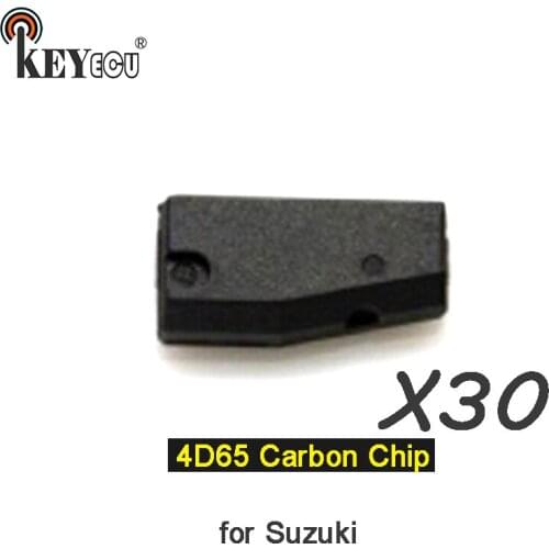 KEYECU 30x 4D65 Chip Transponder Remote key Chip Car key Carbon Chip for Suzuki