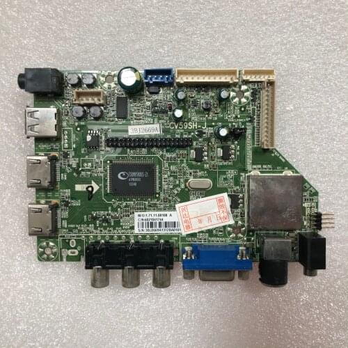 Free shipping original 100% test LL50V9 motherboard CV59SH-J work screen T500HVD02 V500