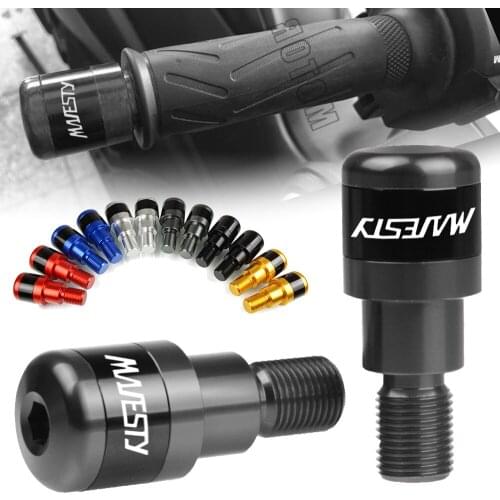 For Yamaha Scooter majesty400 Majesty 400 2004-2011 2005 2006 2007 2008 2009 2010 Motorcycle Grips Ends Bar Ends Handlebars Caps