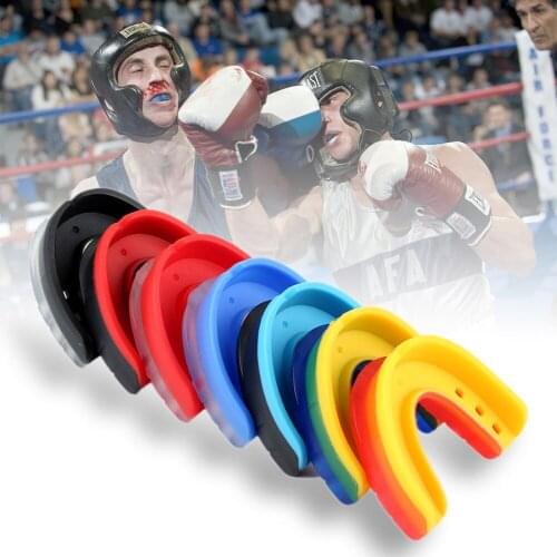 NEW Outdoor Basketball Silicone Teeth Protector Adult Oral Guard Boxing Sports Football Hockey Karate Muay Thai Teeth Braces