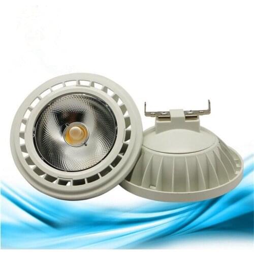 New 10W Dimmabe COB LED AR111 Light GU10 G53 LED COB Spotlight DC12V/AC85-265V LED COB Lamp QR111 SE111 LED Bulb Free Shipping