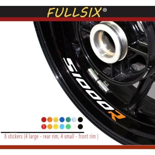 New Motorcycle Styling Wheel Tire logo creative rim inner side decals Decorative sticker suitable for Bmw S1000R