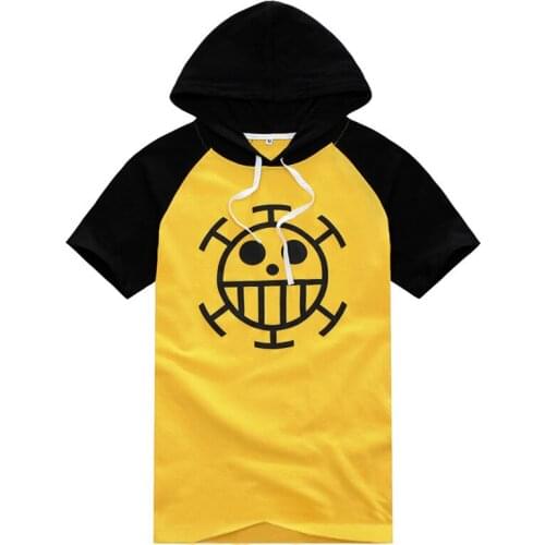 Anime One Piece Autumn Hoodie Cosplay Trafalgar Law Hooded Coat Unisex Casual Sweatshirt Hoodies Outerwear