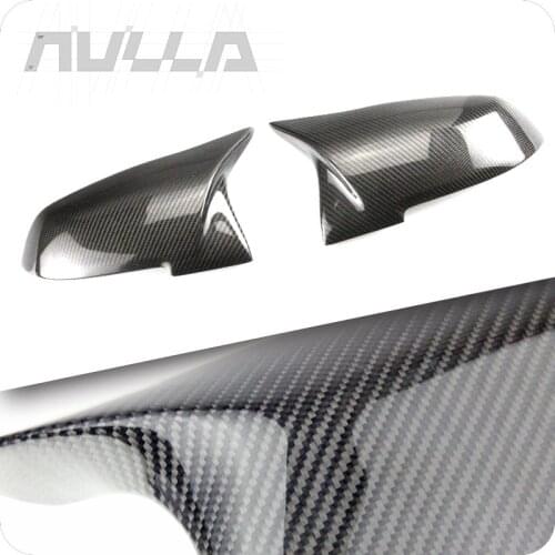 NULLA Carbon Fiber Rear View Mirror Cover Wing Trim For BMW 1 3 4 5 Series GT F30 F31 F33 F32 F34 F22 F23 F20 F21 X1 E84 F87 M2