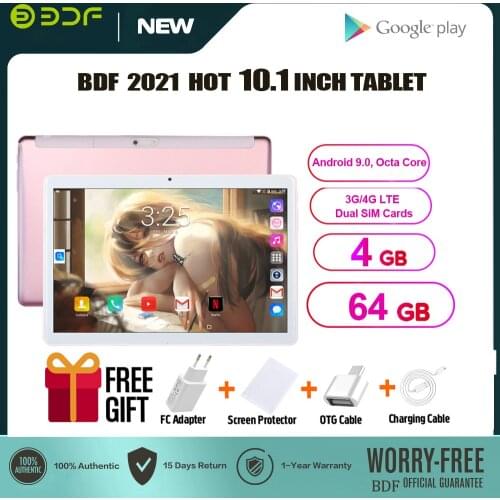 2020 New Tablet Pc 10.1 inch Android 7.0 Tablets WiFi GPS Tab 1GB+32GB Quad Core 3g Phone Call IPS pc Dual SIM 10
