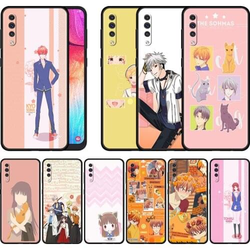 Silicone Phone Case For Cover Samsung Galaxy A50 A10 A30 A70 A20s A20e A40 A10s A7 A9 2018 A10e Fundas Fruits Basket Japan Anime
