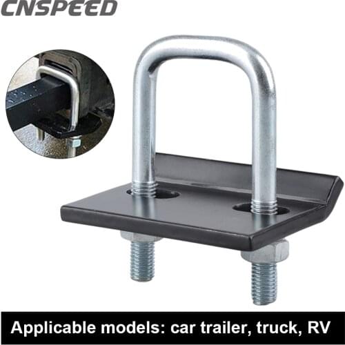 Anti-Rattle Stabilizer Hitch Tightener Lock Down Tow Clamp Trailer Couplings Accessorie Trailer Damper U-Bolt Heavy-Duty General