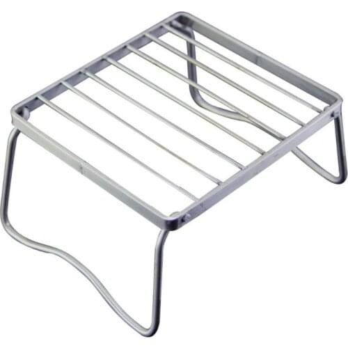 Outdoor Portable Barbecue Grill Mini Stainless Steel Burner Bracket Barbecue Set Pot Bracket Baking Tray Bracket