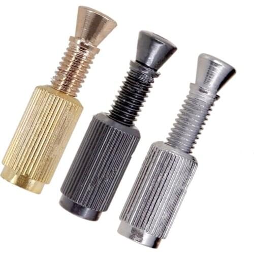 12 Pcs/lot Tremolo Bridge Studs Anchors For Electric guitar accessories parts Musical instrument Chrome Black Gold for Choose