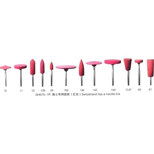 1 Set 12Pcs rubber with a handle Polishing Buffing Pad Set Accessories For Dremel Rotary Tools