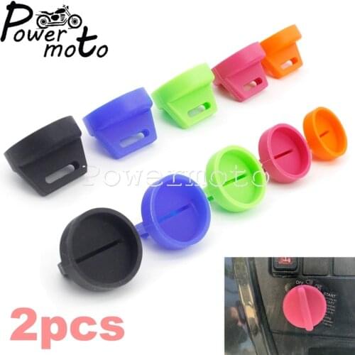 2x Rubber Ignition Switch Key Cover Key Fob Case For Polaris Quad Ranger General Sportsman ACE ATV XP RZR Scrambler 570/900/1000