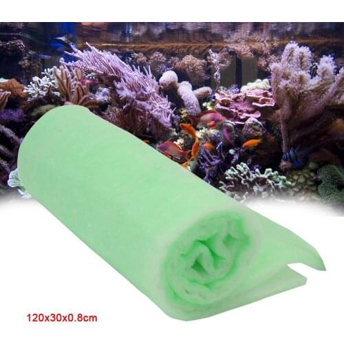 2 levels Biochemical Filter Cotton Sponge Cotton Pad Mat Fish Water Pond Filter Sponges For Aquarium 120x30x0.8cm