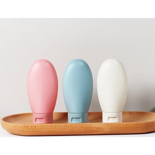 3pcs/set Travel Refillable Bottle Kit Portable Shampoo Shower Squeeze Type Gel Bottles Container Portable Bath Tools
