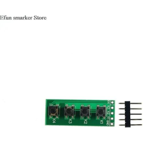 5pcs with UNO R3 DUE sketch ! AD Keypad 1 AD port controll 4 buttons matrix keyboard Development Module for Arduino ADC