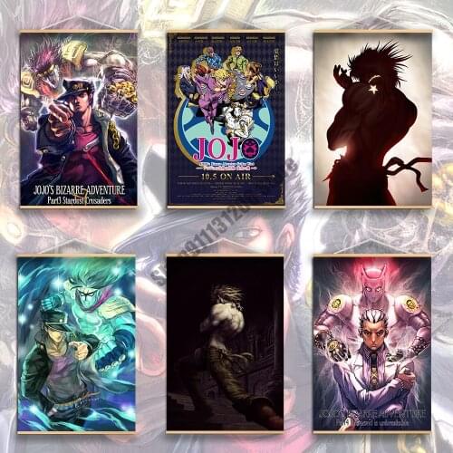 5D Diamond Painting Anime JoJos Bizarre Adventure Cross Stitch Kits Mosaic Diamond Embroidery Full Square Drill Home Decoration