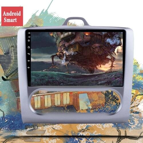 9 inch Android 10.0 Car Radio Dvd Player For ford focus EXI MT 2 3 Mk2 2004 2005 2006 2007 -2011 2Din GPS Multimedia Player