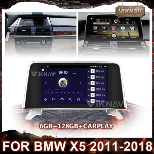 10.25 inch 2 din Carplay Car Radio Stereo Receiver Android For BMW X5 2011-2018 GPS Navigation Multimedia Player Audio Head Unit