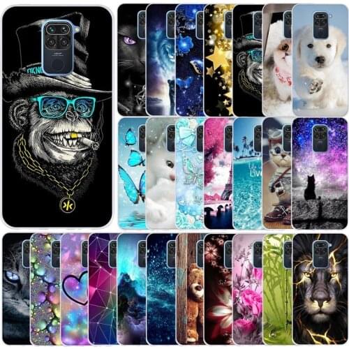 Phone Cases For Xiaomi Redmi Note 9 Case 6.53 inch Soft Silicone TPU Back Cover for Redmi Note 9 Note9 Case Coque Fundas Para