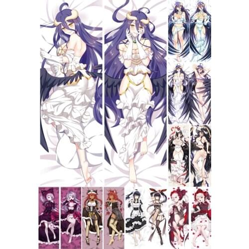Overlord Albedo Shalltear Bloodfallen Lupusregina Cosplay Dakimakura Pillow Case Hugging Body Prop