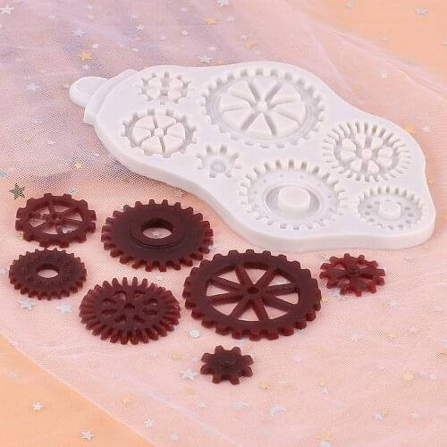 DIY Silicone Resin Jewelry Molds for jewelry making unique punk gear wheel clock designs Epoxy Molds Jewelry Tools Accessories