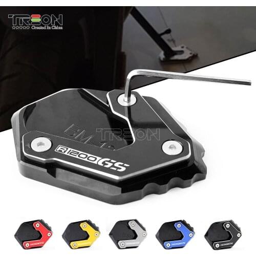 For BMW R1200GS LC 2013-2016 Kickstand Side Extension Enlarge Expand Pad CNC Aluminum Motorcycle Accessories with Tool