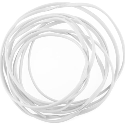 DWCX Universal 5M/16FT White Car Door Edge Trim Molding Seal Strip Scratch Guard Protector