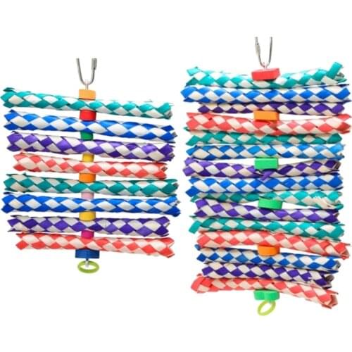 Foraging Bird Toys Colorful Foram Chew Toy for Parrot Quaker African Grey