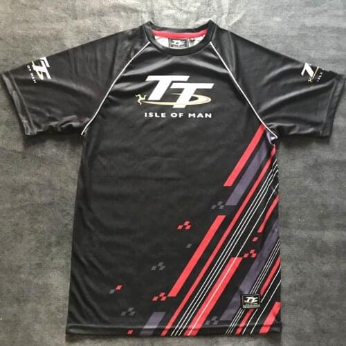 2019 Summer Isle of Man tt Racing shirt Motorcycle Riding Breathable Off-road Short T-shirt Quick-drying Outdoor Top Motos