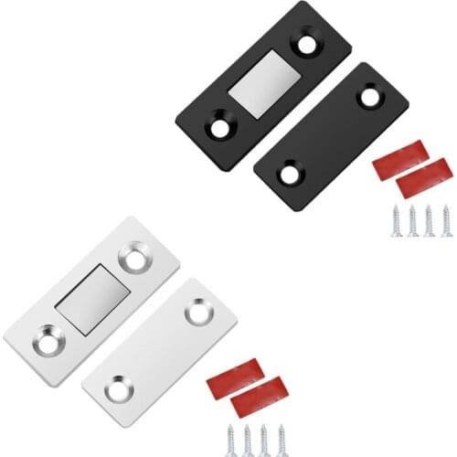 Invisible Magneti Cabinet Catch, Ultra Thin Magnetic Latch, for Keep Cupboard Wardrobe Closed (Punch/Punch-Free)