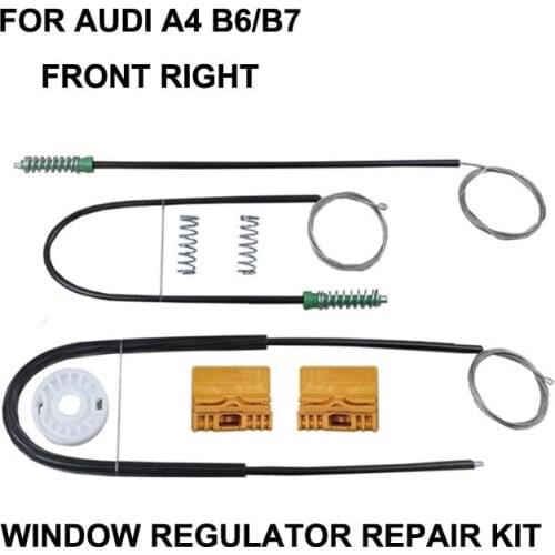 CAR WINDOW FOR AUDI A4 B6 / B7 ELECTRIC WINDOW REGULATOR REPAIR KIT FRONT RIGHT OE#8E0837462,2000-2008