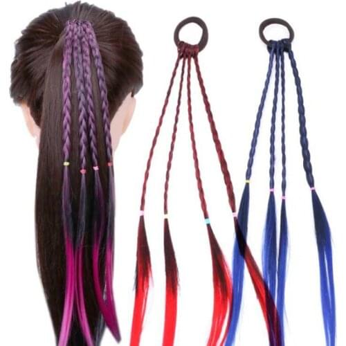 Twist Braided Hair Ropes Women 2021 Hot-Salling European And American Hip Hop Rock Style Trendy Girls Adult Headdress Accessory