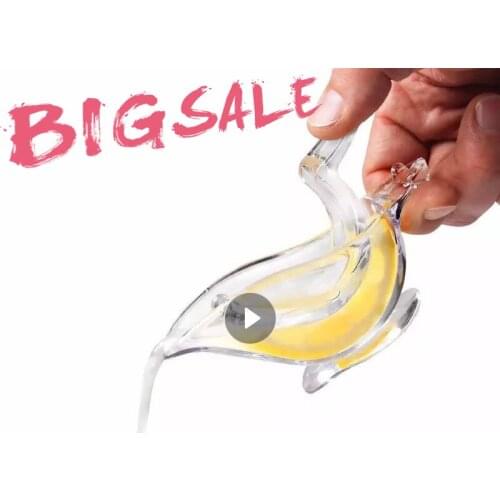 Handheld Fruit Juicer Lemon Tangerine Clip Durable Manual Kitchen Household Portable Machine Squeezes Juicer Baby Fruit Boat