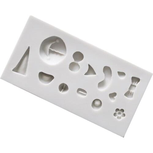 Flip sugar animal facial modeling silicon mold, cartoon sugar mold, West Point accessories decorative mold WMJ-847