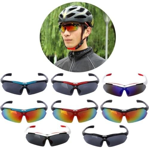 Sports Cycling Running Sunglasses UV400 Lens Bicycle Goggle Glasses Eyewear
