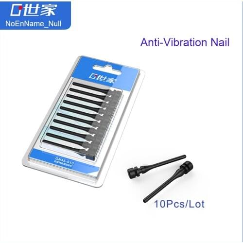 10 Pcs Black PC Fan Rubber Screw Damping Nail Vibration Dampening Silicone Screw Pin Rivet Fixed Chassis Fan Shock Absorption