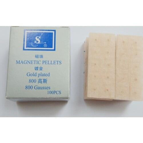 1000pcs therapy patch Magnetic pellets magnets beads Ear acupuncture massage Good effect High Quality 800Gausses Ear magnetic